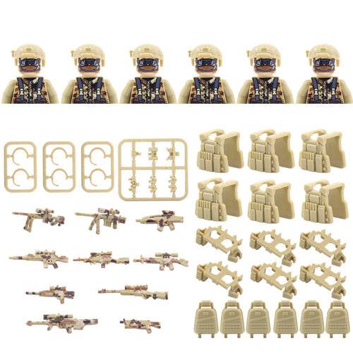 SWAT Special Forces Action Figures for Block Play Fun - ToylandEU
