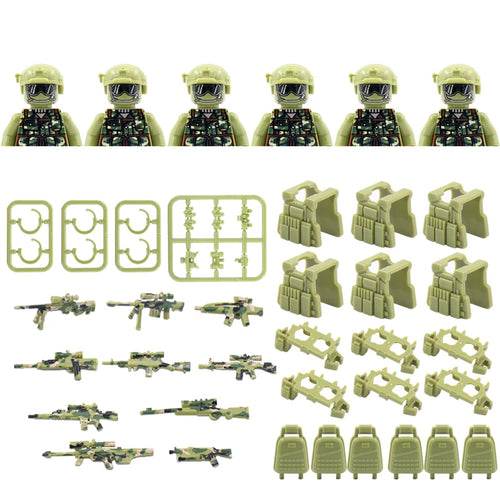 SWAT Special Forces Action Figures for Block Play Fun - ToylandEU