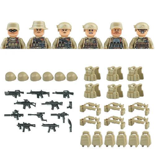 SWAT Special Forces Action Figures for Block Play Fun - ToylandEU