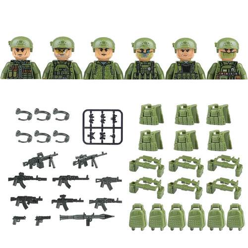 SWAT Special Forces Action Figures for Block Play Fun - ToylandEU