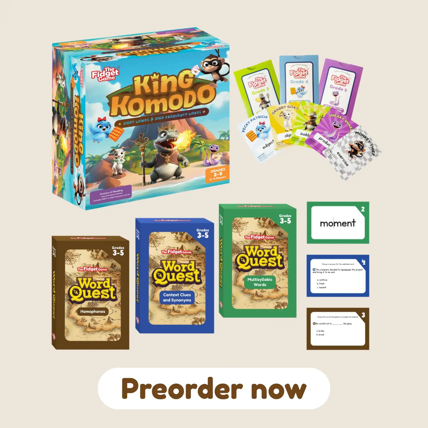 King Komodo - The Fidget Games