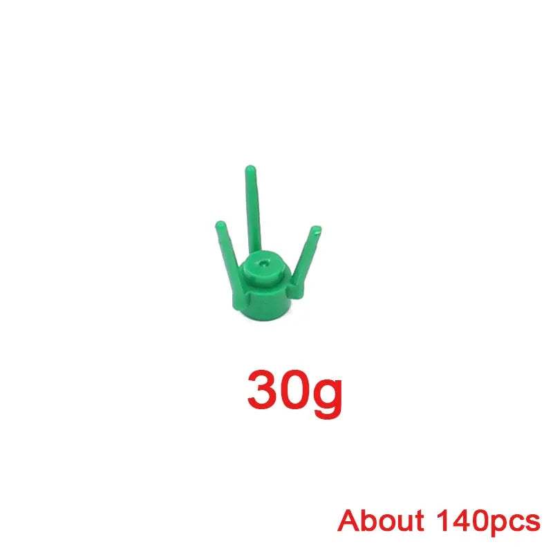 MOC City Plant Building Blocks Accessories Flower Leaves Prickly Shrubs Pine Green Grass Clover Orange Tree Mini DIY Toys F026 - ToylandEU