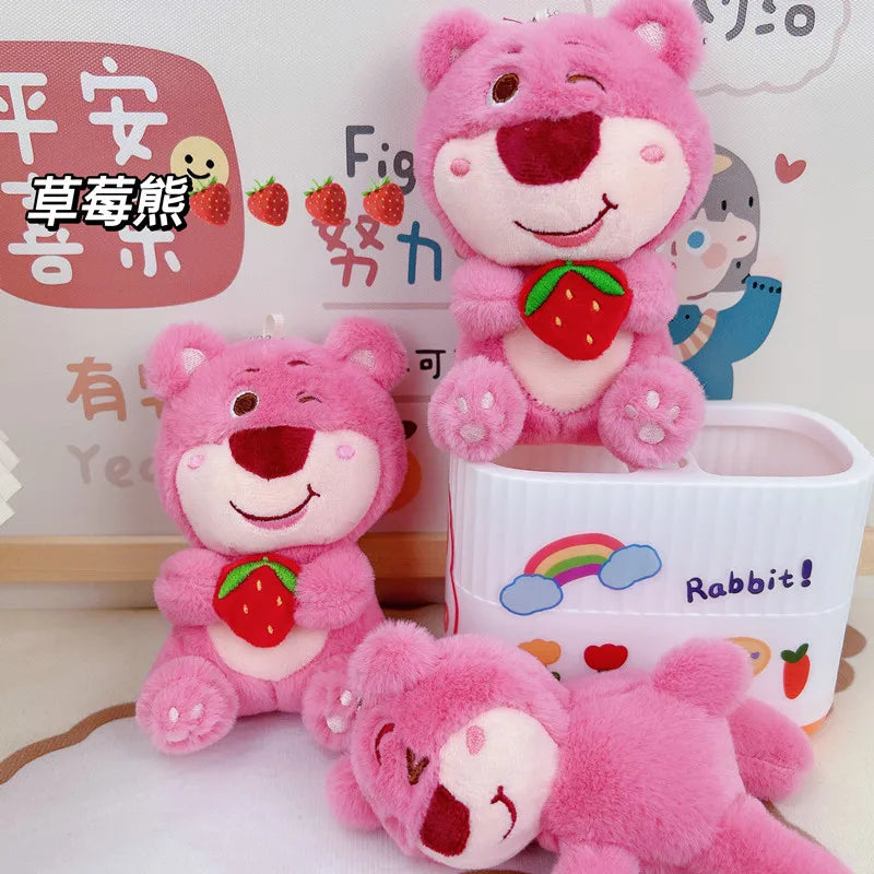 Plush Keychain | Lotso Bear Design | Backpack Charm | One Size