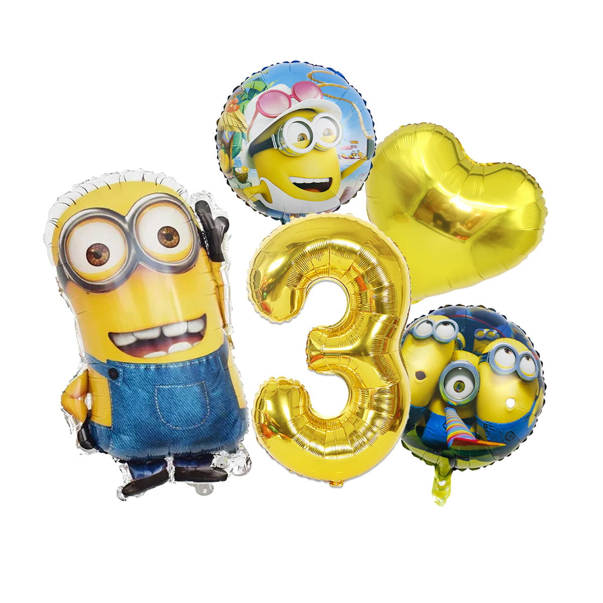 Foil Number Balloon | Birthday Decor | Reusable Mylar Foil | Boys Girls Theme