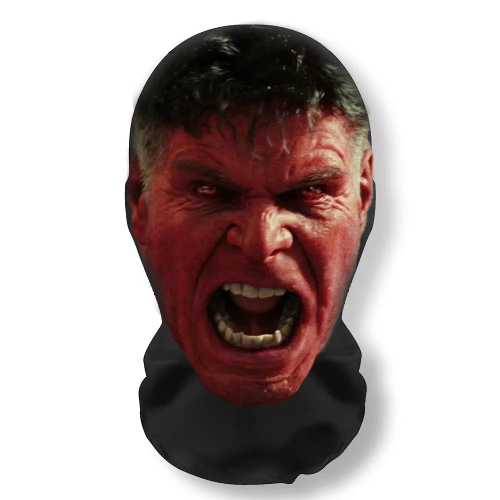 Cosplay Mask | 3D Printed Realistic Face | Stretch Mesh | One Size