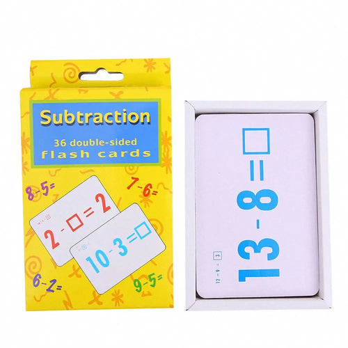 Kids Math Learning Cards Mathematics Card Multiplication Division ToylandEU.com Toyland EU