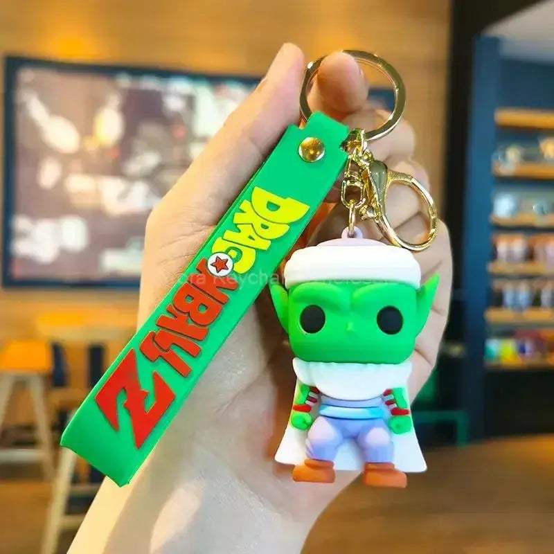 Dragon Ball Z Anime Keychain Super Saiyan Goku Master Roshi Buu Gohan Accessories Car Key Chains - CLOUDANIMESTUDIO