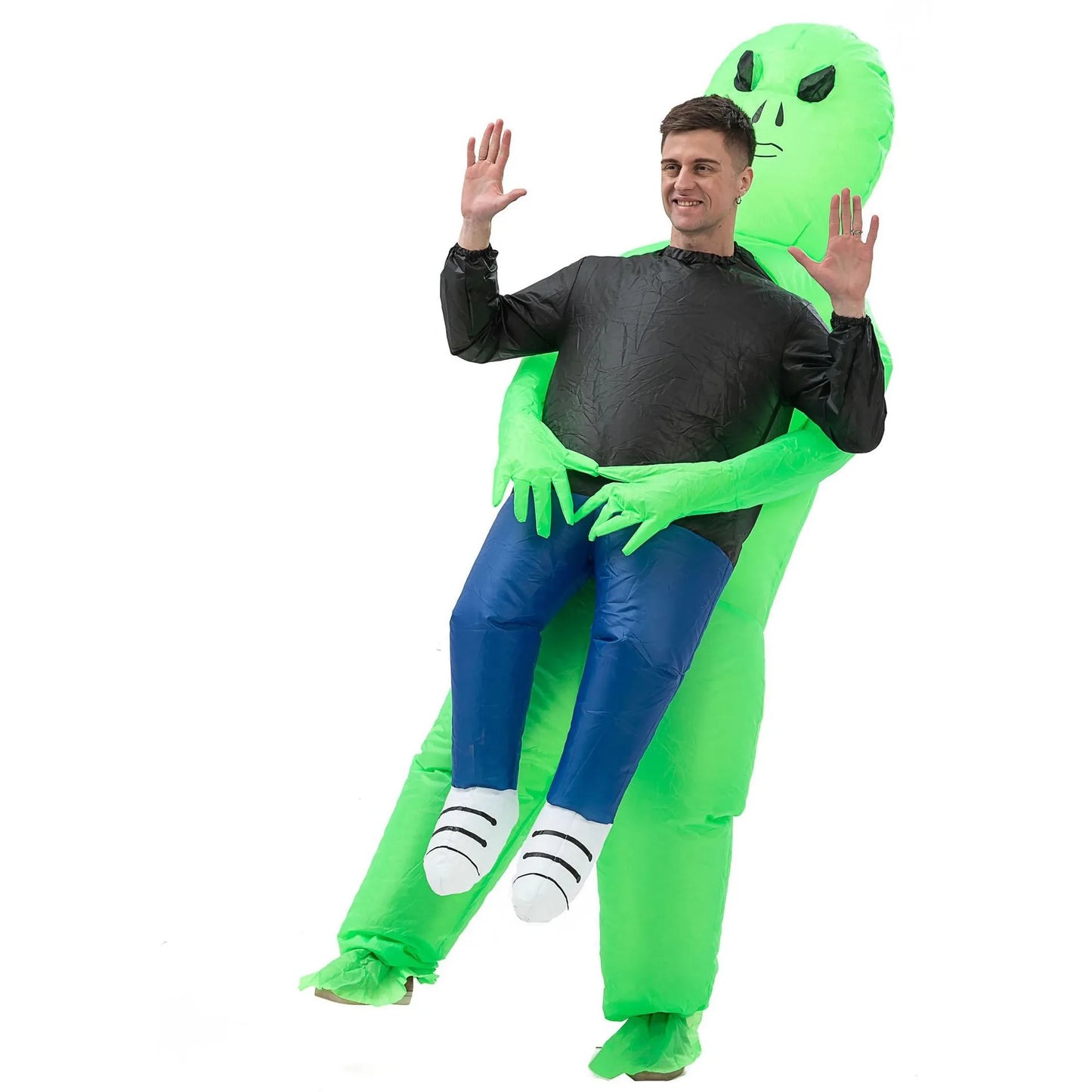 Inflatable Halloween Costume | Ghost Design | Soft Polyester | Unisex Fit