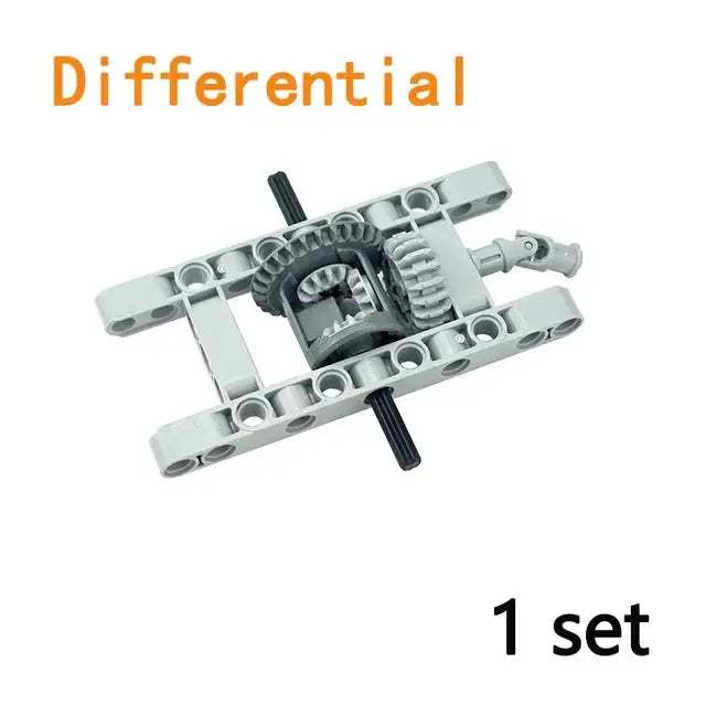 MOC Technical Tire Wheel Cross Hole Set Motorcycle Car Truck Wheels 44309 92402 32019 54120 11957 Construction Building Block - ToylandEU