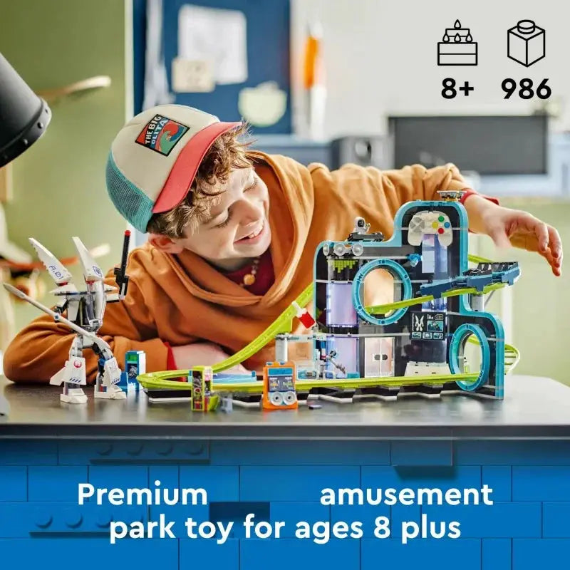 Robot World Roller Coaster Amusement Park Creative Building Block Toy Ornaments, Room Decoration Assembling model Children's toy - ToylandEU