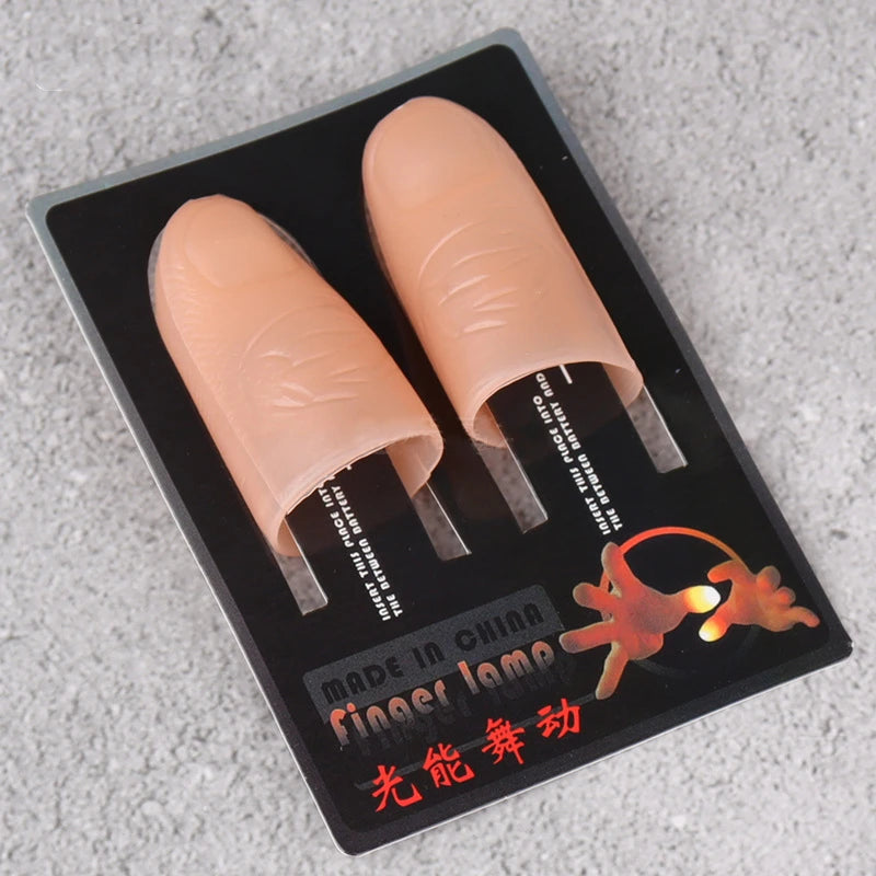 Magic Trick Fingers | LED Battery Powered | Thumbs | 2 Pack