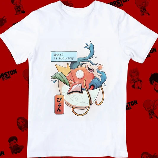 Pokemon T-Shirt | Fusion Print Gengar Koffing | 100% Cotton | Oversized
