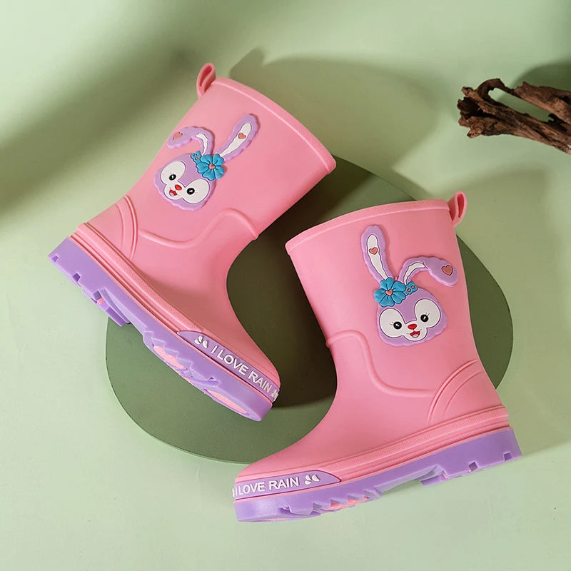 Kids Rain Boots | Waterproof | Non Slip | Toddler Girls