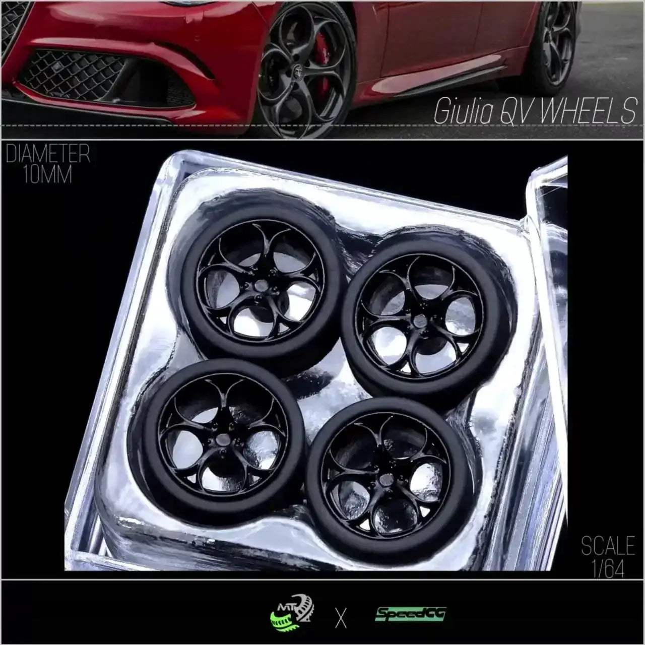 Diecast 1 64 Scale Wheels With Premium Rubber Tires - ToylandEU