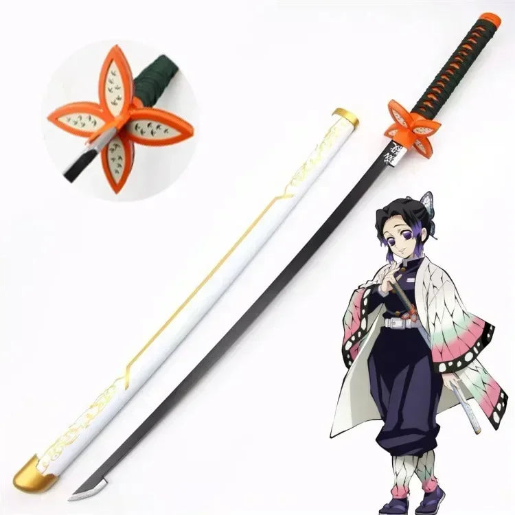 Katana | 40 Inch Length | Wooden Blade | Demon Slayer Cosplay Prop