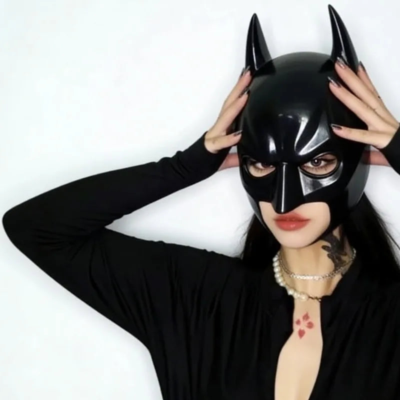 Bat Masquerade Mask | Latex Material | Full Face Mask | Adult One Size