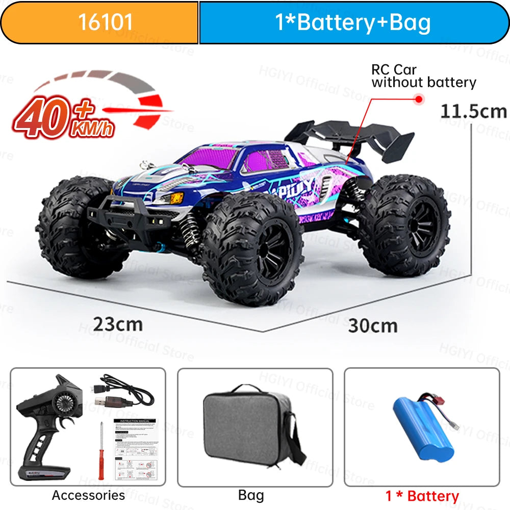 RC SG116 MAX 1:16 High-Speed 4WD RC Drift Racing Monster Truck - 70KM/H Off-Road Remote Control Car for Kids