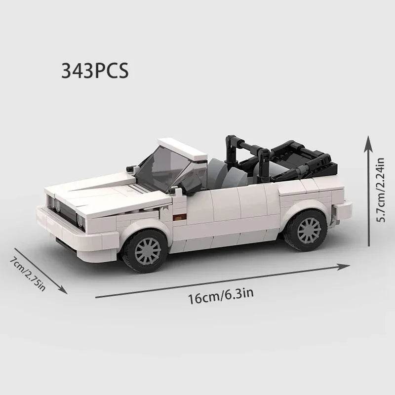 Moc Speed Champions AE86 Cars Racers Building Blocks Set - ToylandEU