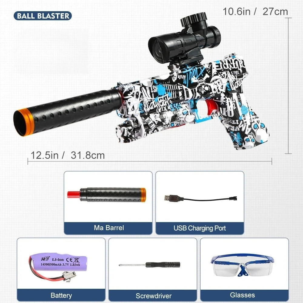 Electric Toy Gun | M416 Blaster Pistol | Camouflage Finish | One Size