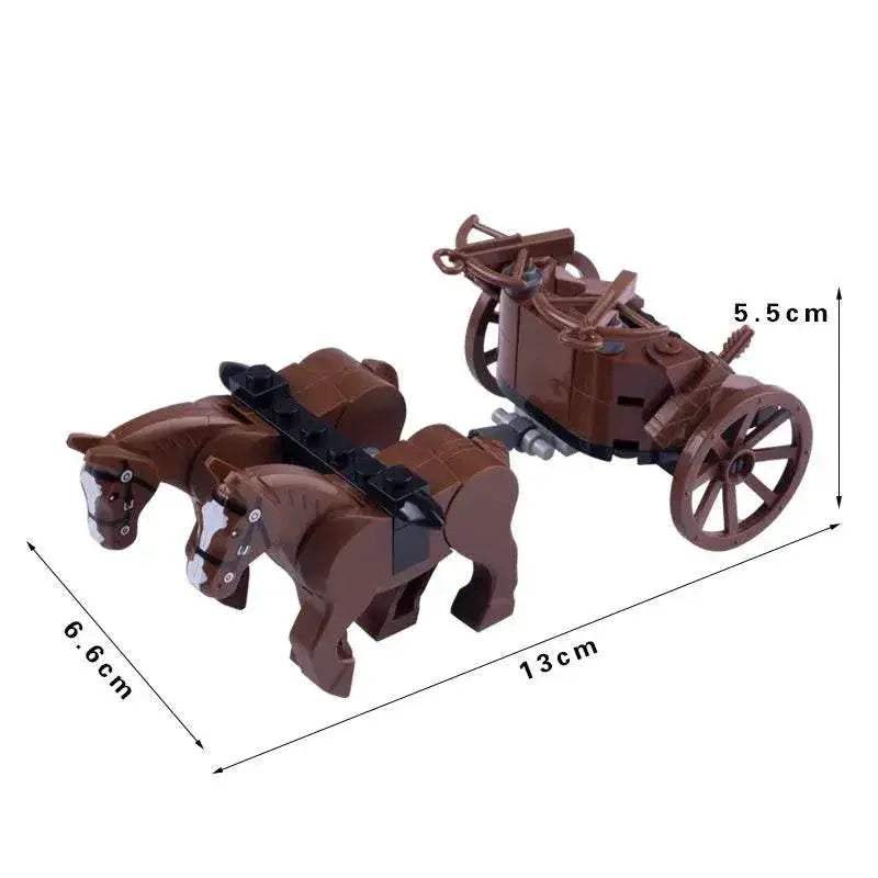 Medieval Castle Siege Weapons Building Blocks Army Knights Toys - ToylandEU