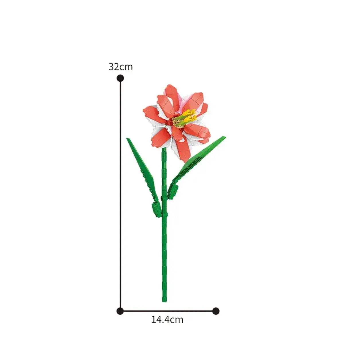 Eternal Block Flower Assembly Bouquet Desktop Decoration Toy - ToylandEU