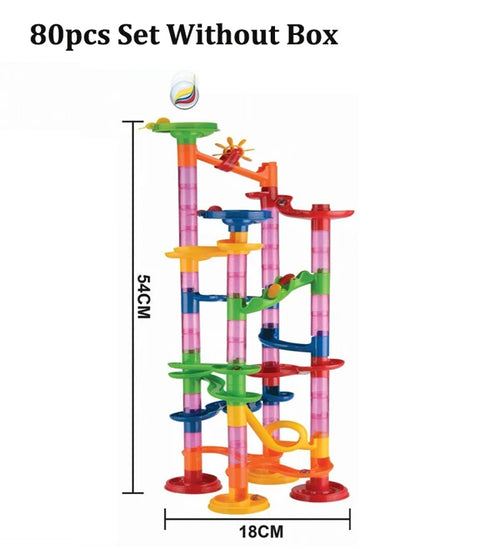 Marble Run Race Track Building Blocks Set - 109pcs DIY Construction Kit for Kids ToylandEU.com Toyland EU