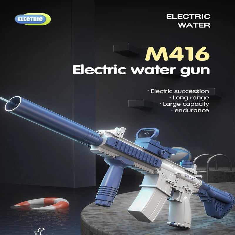 M416 Water Gun Pistol - 10M Range for Epic Summer Water Battles!