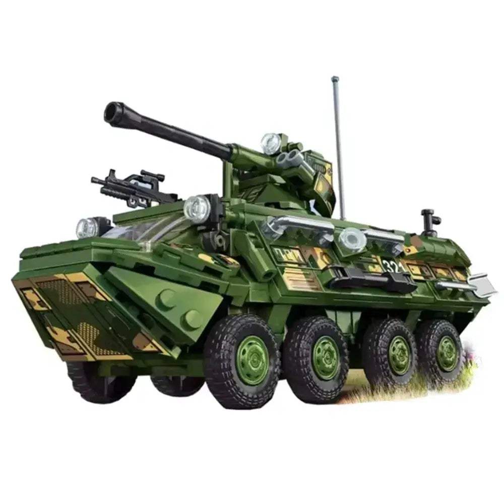 MOC MOC Lego Compatible Military Tank Building Blocks Set For Kids - ToylandEU