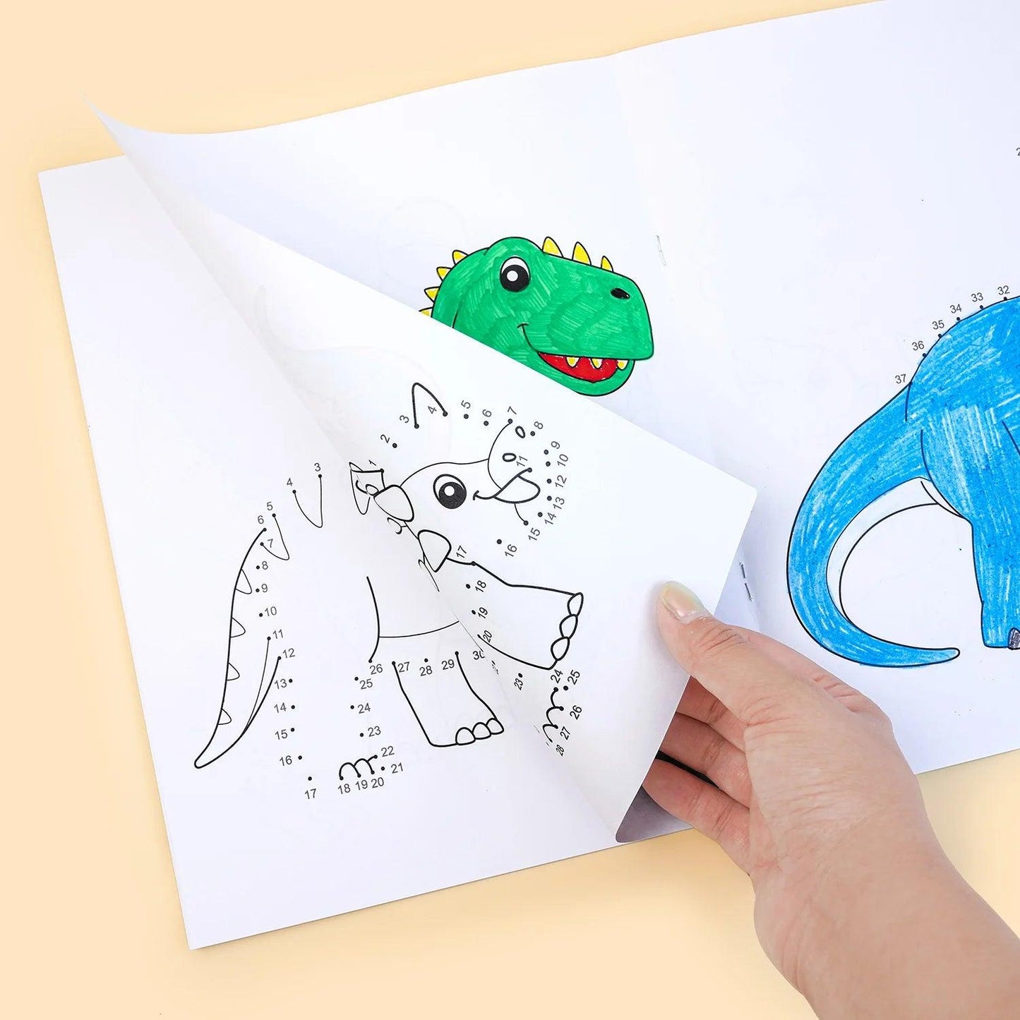 Kids Dot To Dot Book | Jumbo Dinosaurs | Toylandeu™