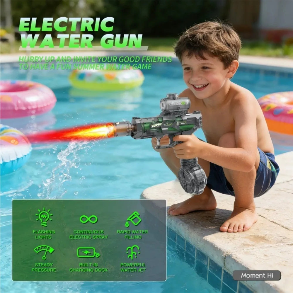 Water Gun | High Pressure | Electric Blaster | Unisex 14+