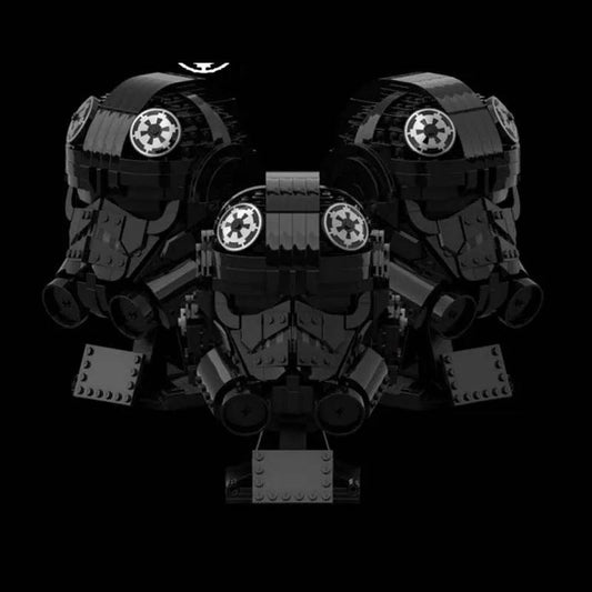 Lego Compatible Blocks | 784 Pieces | Space Pilot Helmet | Sci Fi