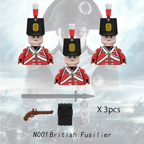 Medieval Prussian Military Figure Building Block Set (3 pcs) ToylandEU.com Toyland EU