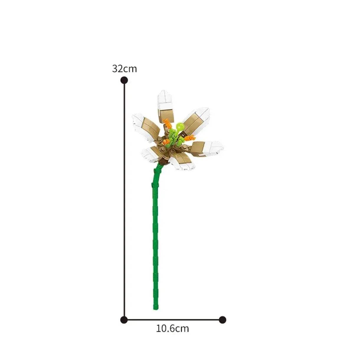 Eternal Block Flower Assembly Bouquet Desktop Decoration Toy - ToylandEU