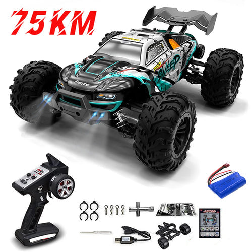 RC Cars 2.4G 390 Moter High Speed Racing with LED 4WD Drift Remote Toyland EU