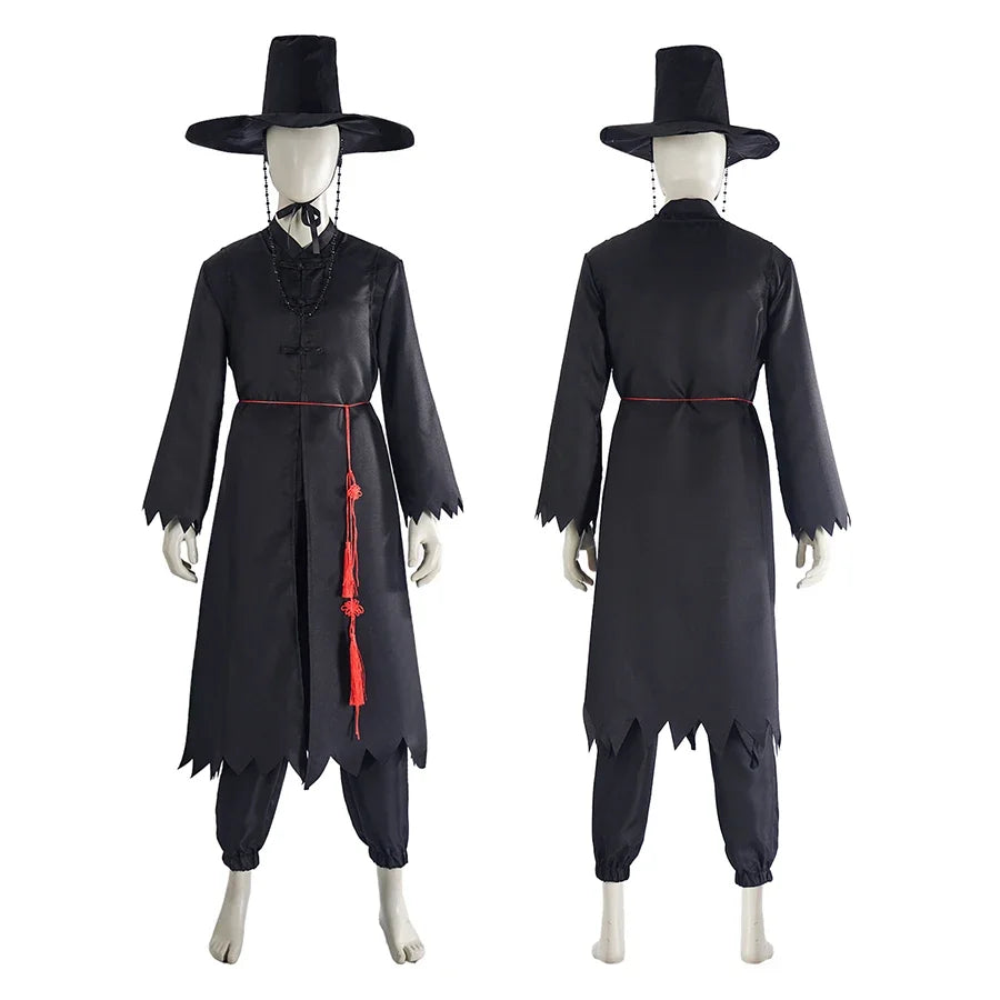 Cosplay Costume | Polyester Kimono Set | Unisex Halloween Outfit | Kids Adults