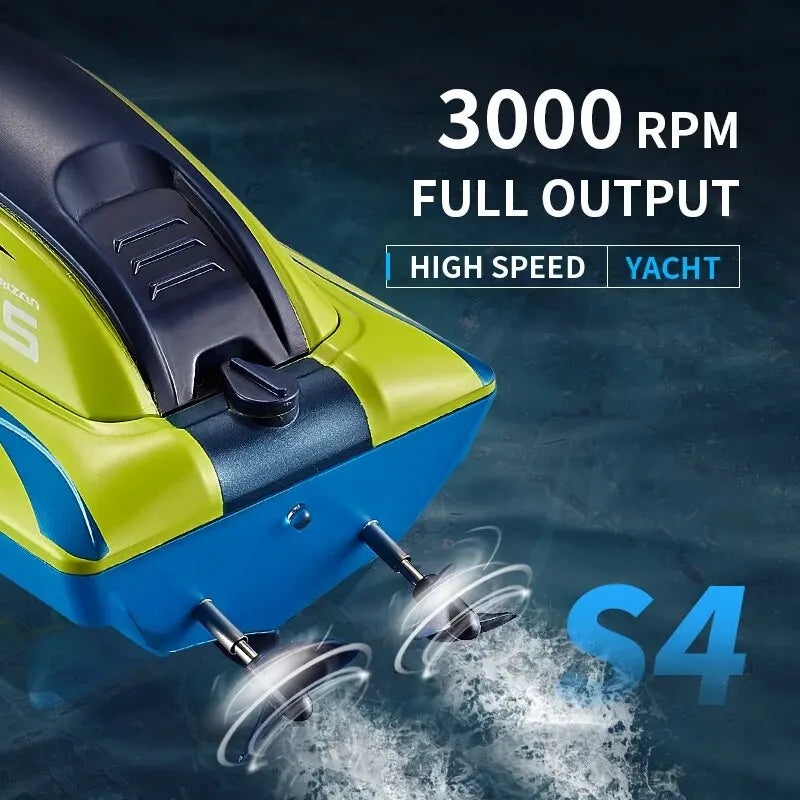 Double Rudder High-Speed Remote Control Boat - ToylandEU