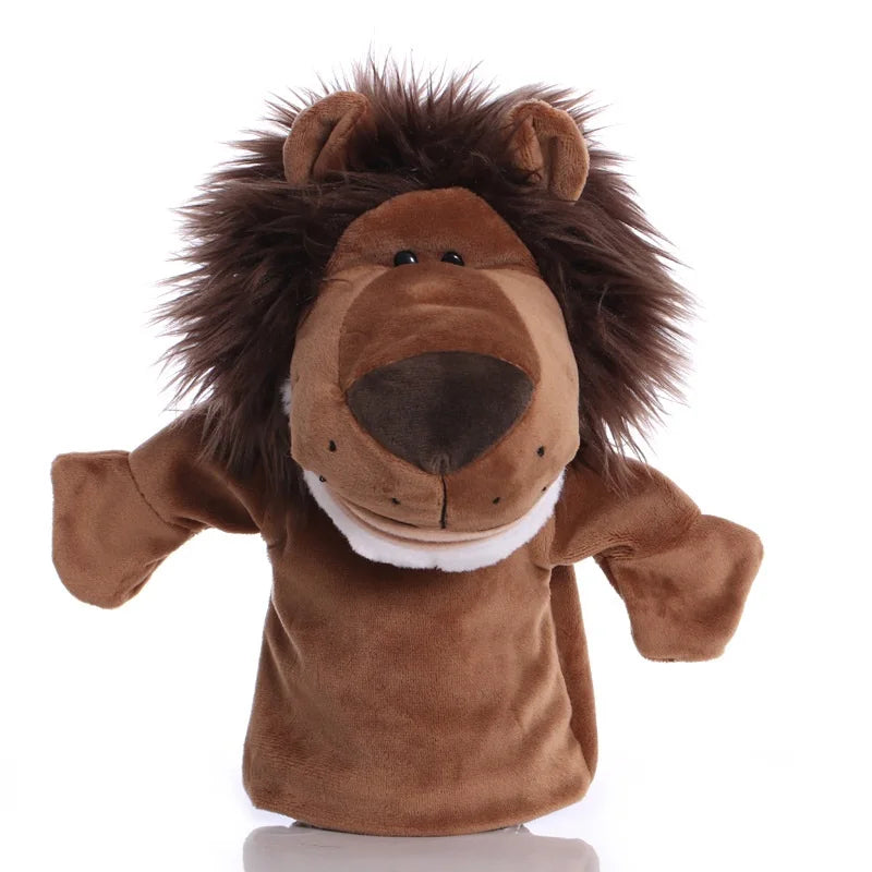 Educational Animal Hand Puppet Plush Toy for Kids - 9.8inch - ToylandEU