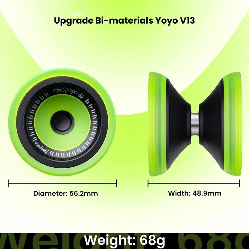 Yoyo | Deepspin Bi Material | Unresponsive CNC Aluminum | Butterfly Shape