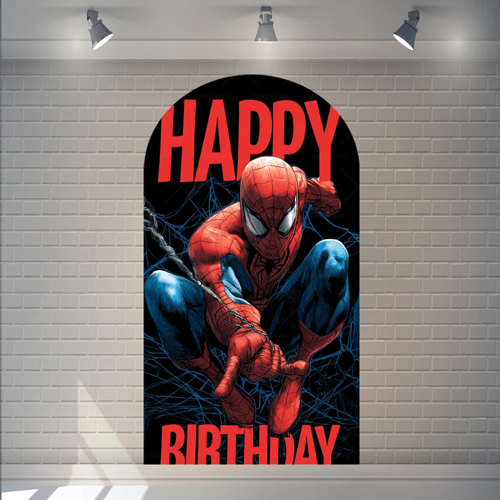 Photography Backdrop | SpiderMan Theme | Custom HD Print | Sizes