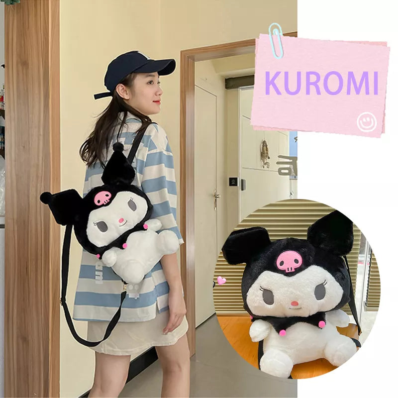 Sanrios Cinnamoroll Kuromi Melody Plush Dolls Backpacks New - ToylandEU