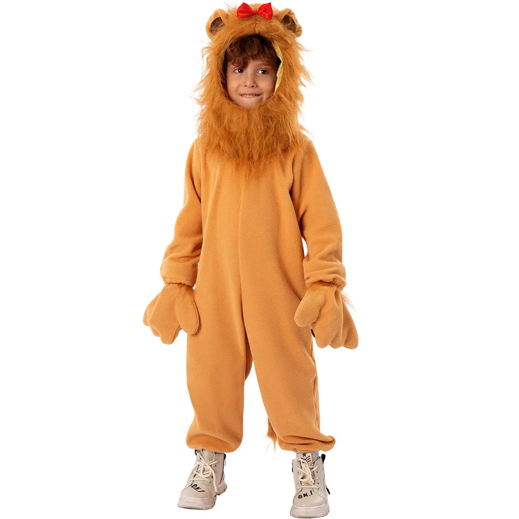 Cozy Lion Costume for Kids - Perfect Halloween Costume & Pajamas