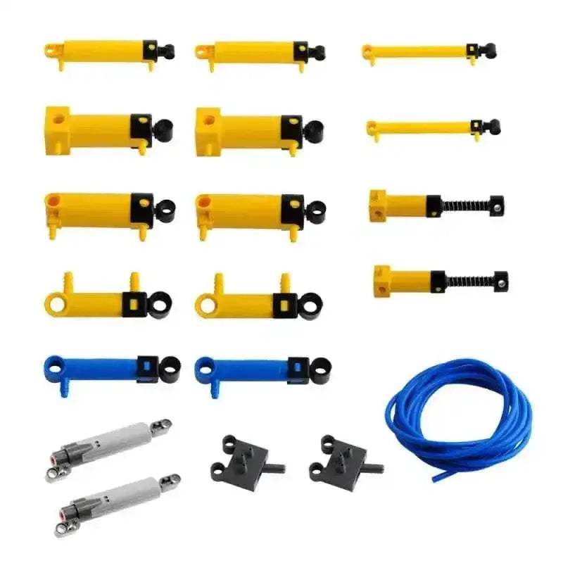 MOC Technical Hose Air Pump Tank Push Rod Putter Switch Piston Compatible With Legoeds Pneumatic Parts - ToylandEU