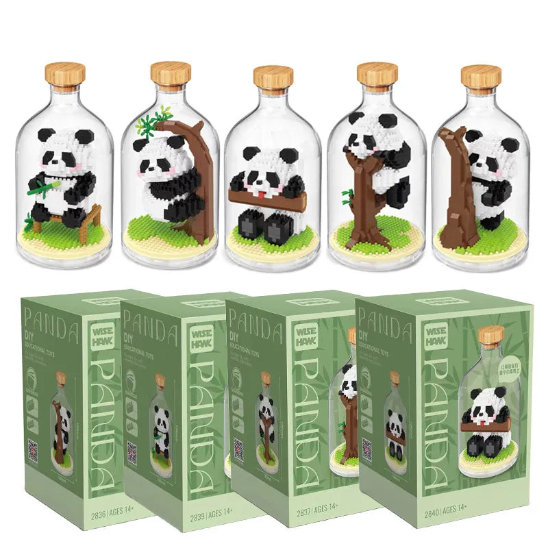 Panda Diamond Bricks Building Blocks for Girls and Boys - DIY Toy Game Gift - ToylandEU