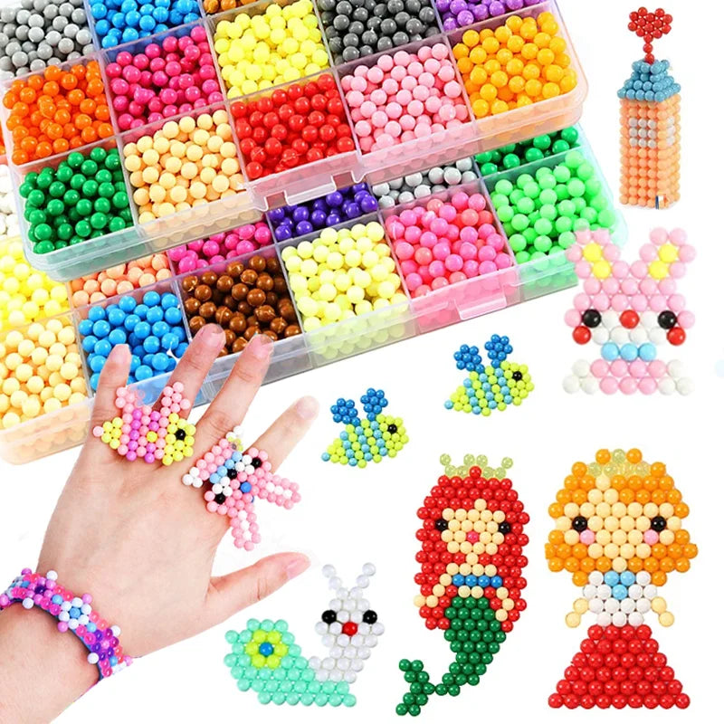 Water Beads Toy Set | DIY Craft Kit for Kids | Educational Puzzle Toys | 14+