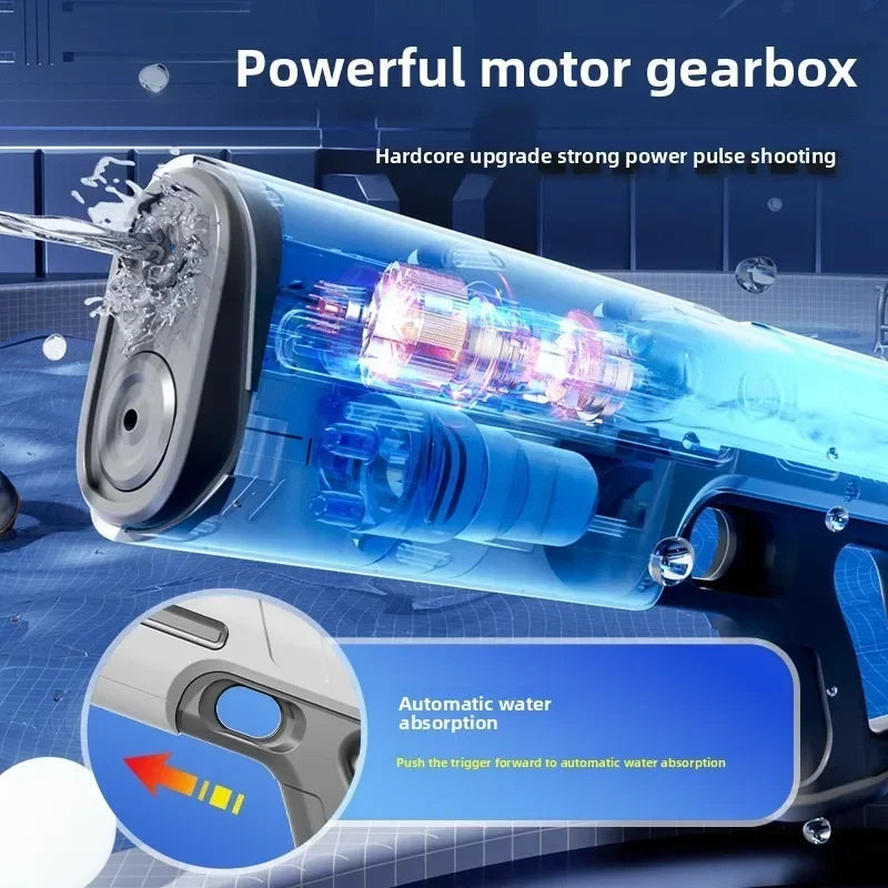 Fully Automatic Water Gun With Large Capacity For Outdoor Fun