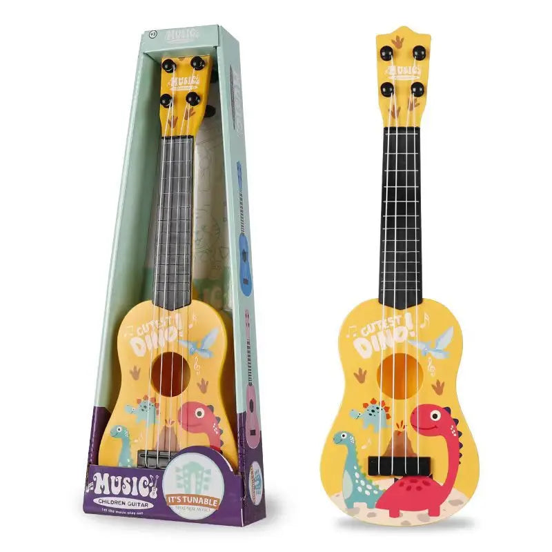 Children Ukulele Musical Toys 4 Strings Small Guitar Montessori - ToylandEU
