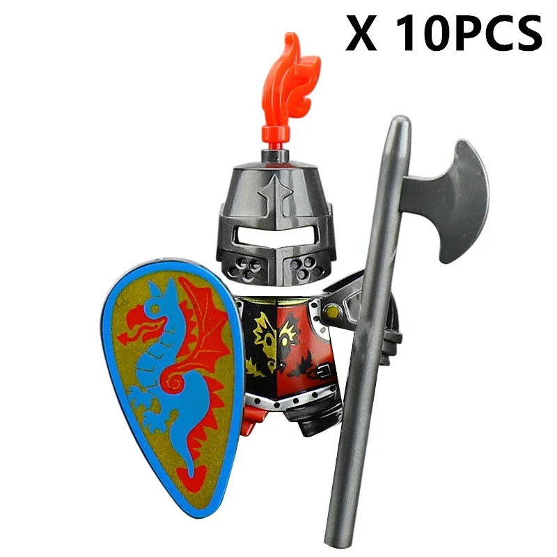 Building Block Set | Lego Compatible | Dragon Knights | Small Blocks