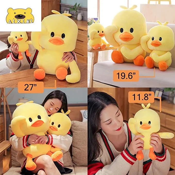 Big Size Fluffy Duck Plush Toys Sleep Pillow Cute Animal Stuffed Swan - ToylandEU