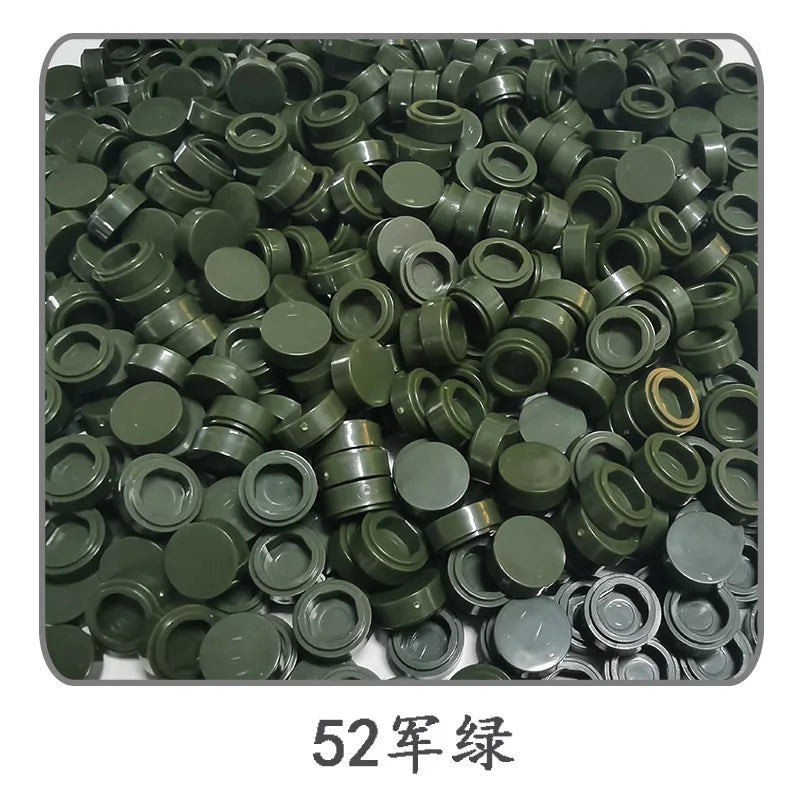 Small Particle Bricks | 1x1 Round Tiles | Compatible With Lego | MOC Builders