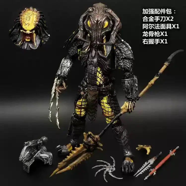 Predator Action Figure Heavy Lost Model Avp Alien Dog Elder Lone Wolf Action Figure - ToylandEU